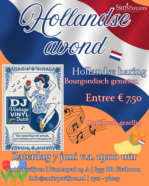 Hollandse avond @ Smit’s Paviljoen
