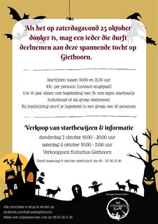 2e VOORVERKOOP 8e Gieterse Halloween Spooktocht 