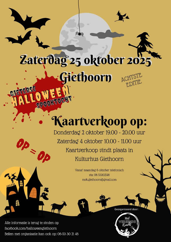 8e GIETERSE HALLOWEEN SPOOKTOCHT